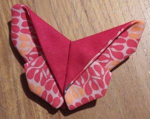 Papillons origami rouge